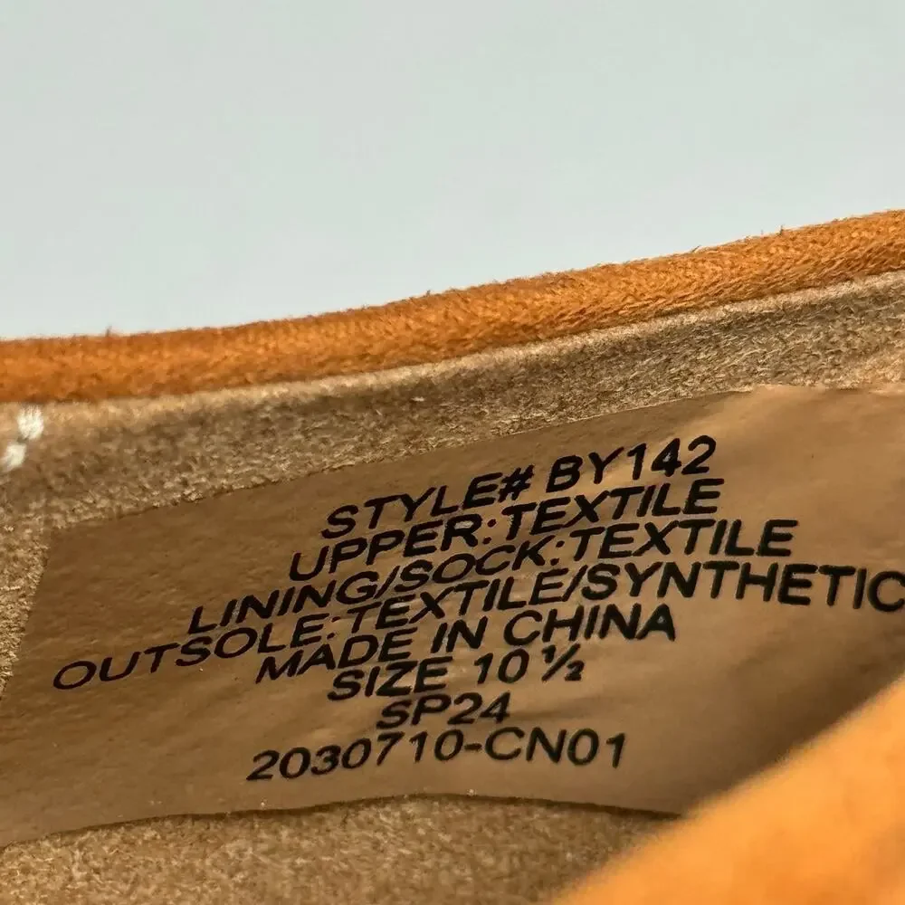 J.Crew Espadrille Wedge Heels Women’s 10.5 Camel Suede Comfort Shoes BY142